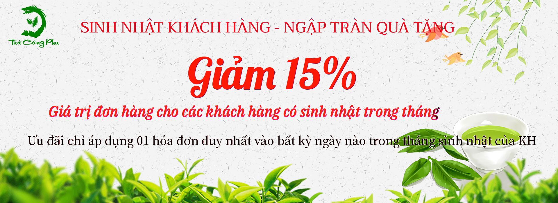 Ưu Đãi Sinh Nhật Khách Hàng