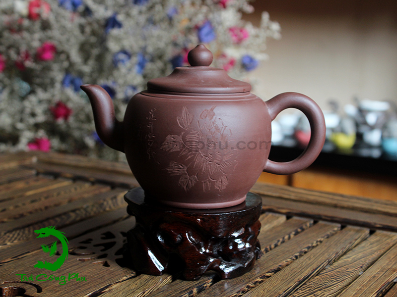 Ấm Tử Sa Dáng Tiêu Anh (Biến Thể) - ATS647