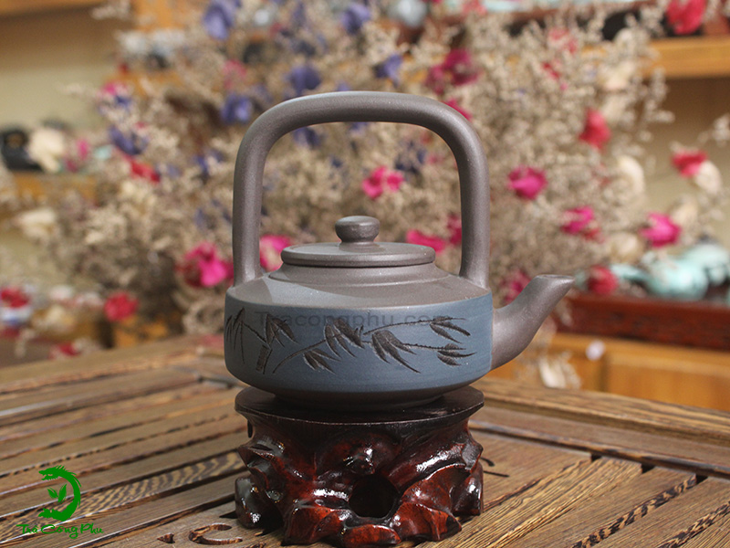 Ấm Tử Sa Dáng Gia Cô Đề Lương