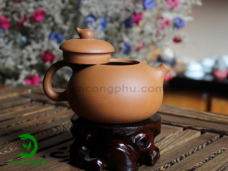 Ấm tử sa dáng hồ lô ATS641